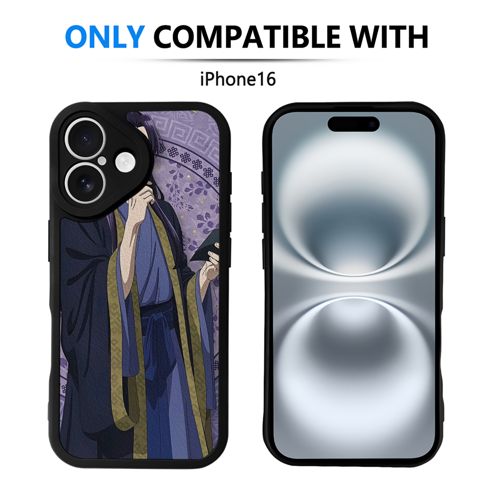 （画像用） 薬屋のひとりごと The Apothecary Diaries 【iPhone 16シリーズ対応】シリコンスマホケース（レザー調） 材質：シリコン